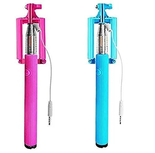 1395 Selfie Sticks with Aux Wire for All Smart Phones