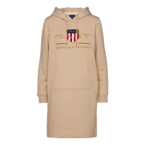 Archive Shield Hoodie Dress - Dry Sand