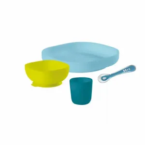 BEABA Silicone Meal Set - Peacock