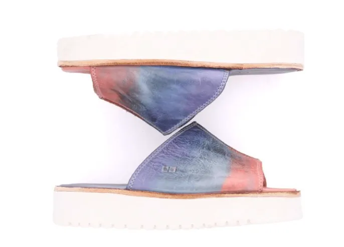 Bed Stu Women's FAIRLEE II Cotton Candy TD Leather Slide Sandal F395005-CTCNTD