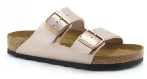 BIRKENSTOCK Arizona Copper Birko Flor Ladies Slides