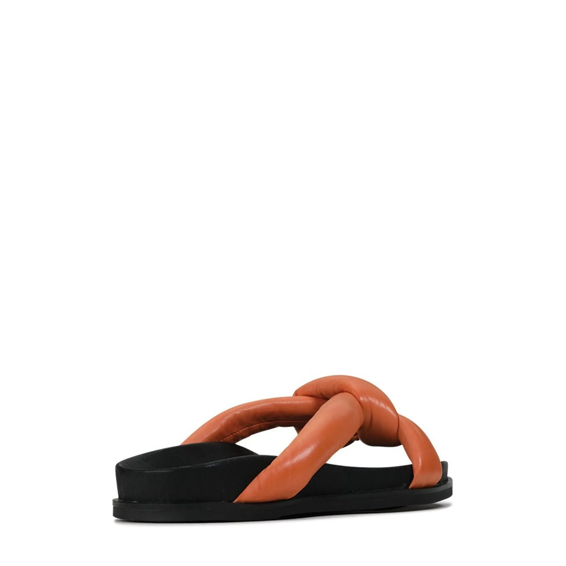 CROSSED SLIDE SANDALS