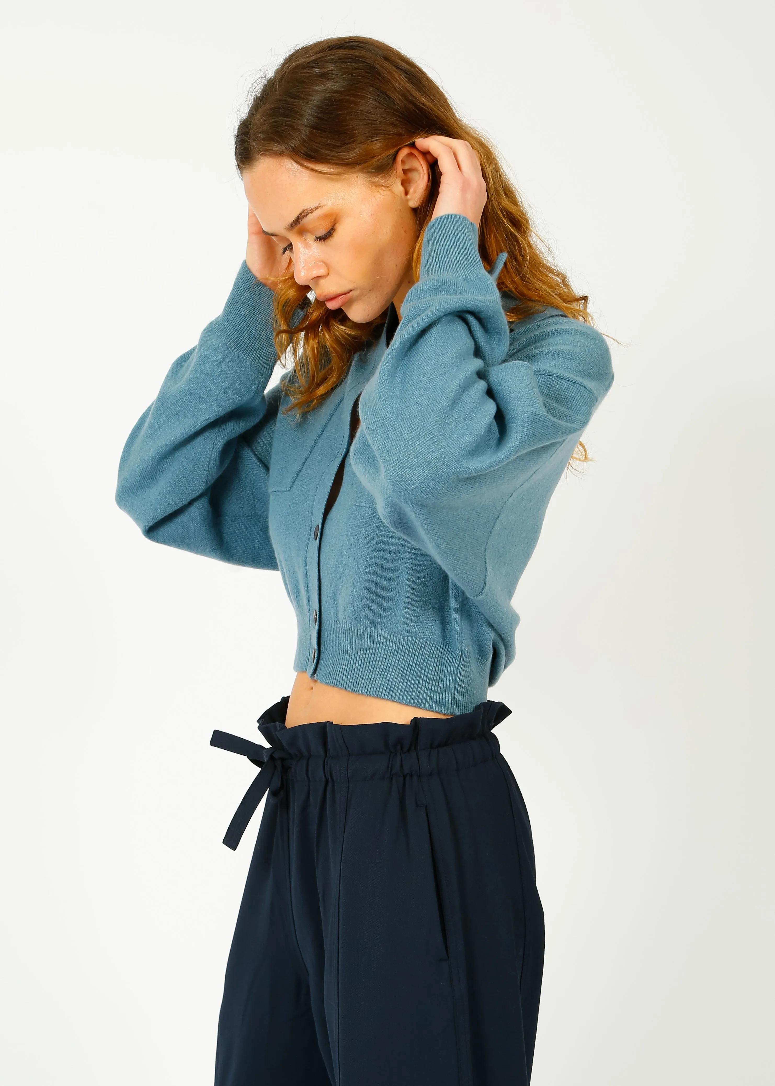 CRUSH Alba Bomber Jacket in Denim