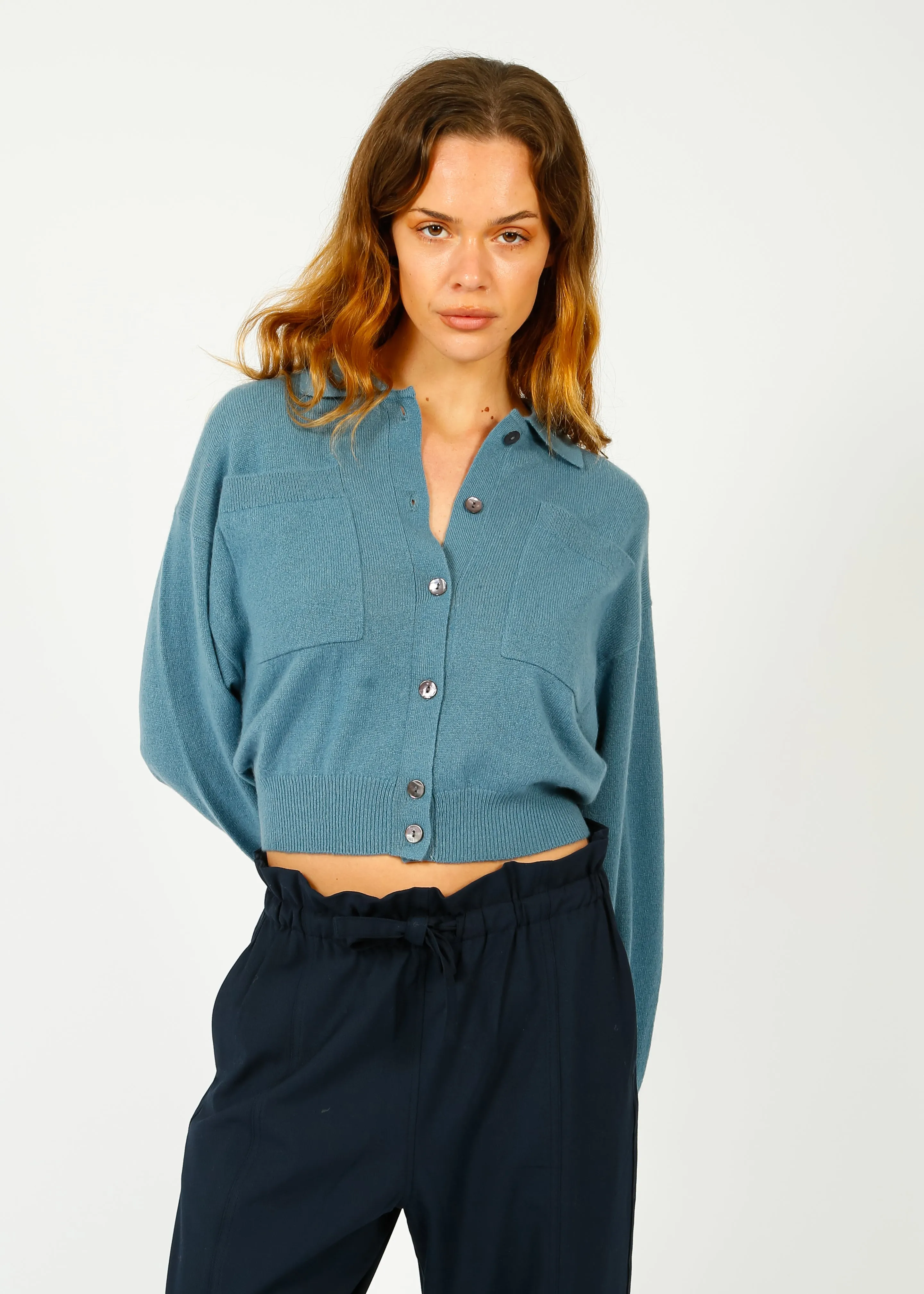 CRUSH Alba Bomber Jacket in Denim