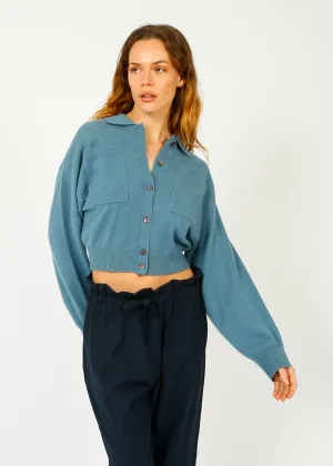 CRUSH Alba Bomber Jacket in Denim