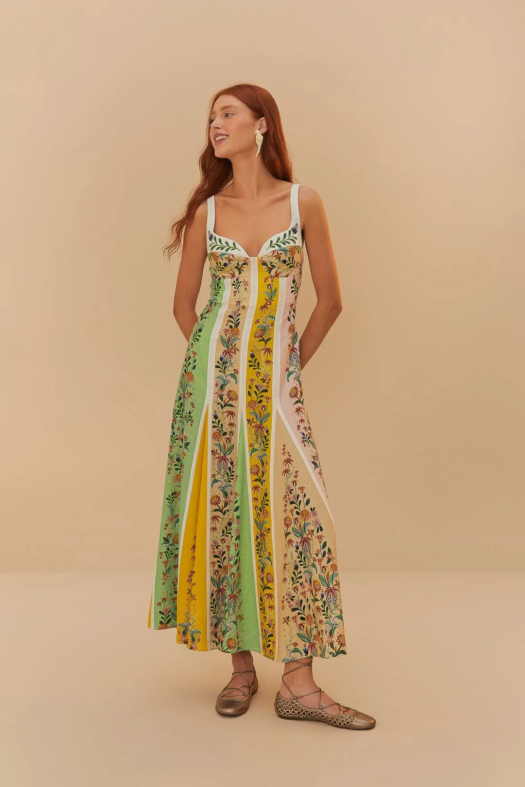 Delicate Floral Stripes