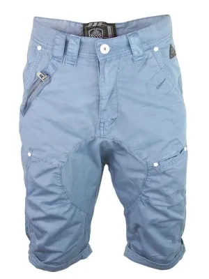 Dissident Spin cotton cargo shorts in blue