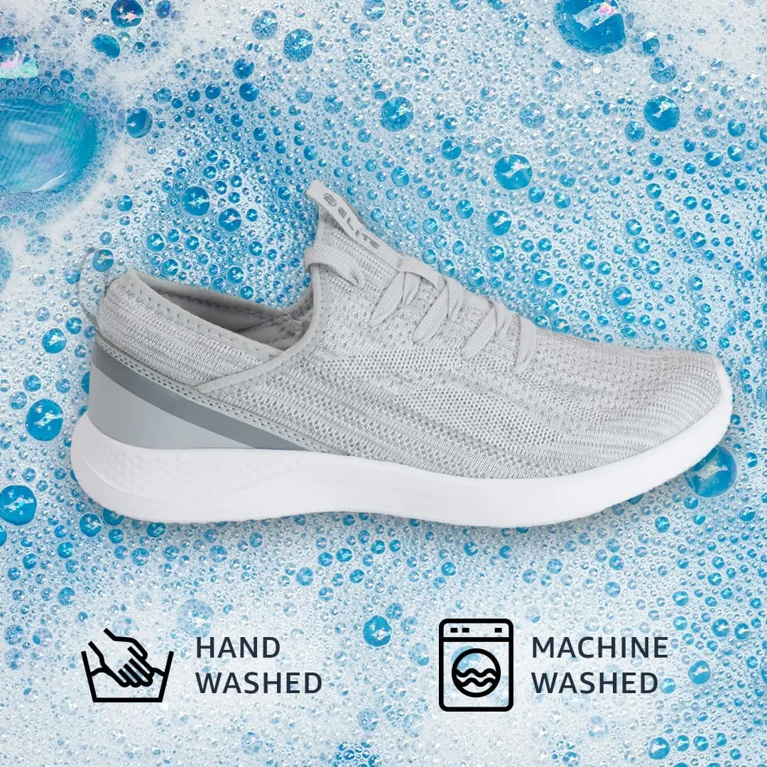 ELITE Womens Shoes | Black, Grey, or White Sneakers for Women | Fits Comfortably | Great for Standing, Walking, The Gym, and Exercising | Lightweight and Breathable