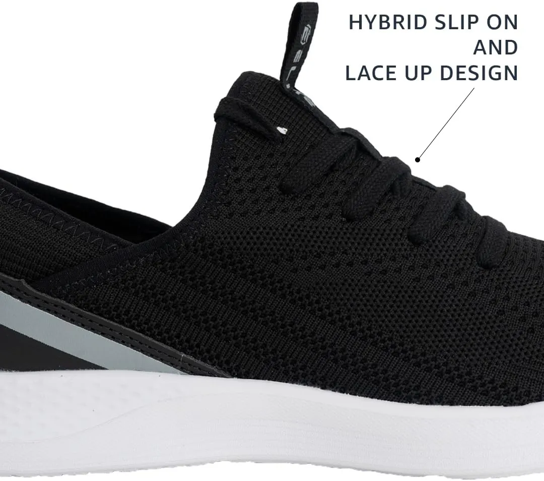 ELITE Womens Shoes | Black, Grey, or White Sneakers for Women | Fits Comfortably | Great for Standing, Walking, The Gym, and Exercising | Lightweight and Breathable