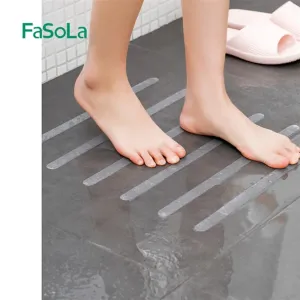 FaSoLa Bathroom Anti-Slip Strips - Pack of 6