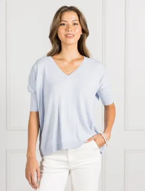 Felicity Knit Jumper Sky Blue
