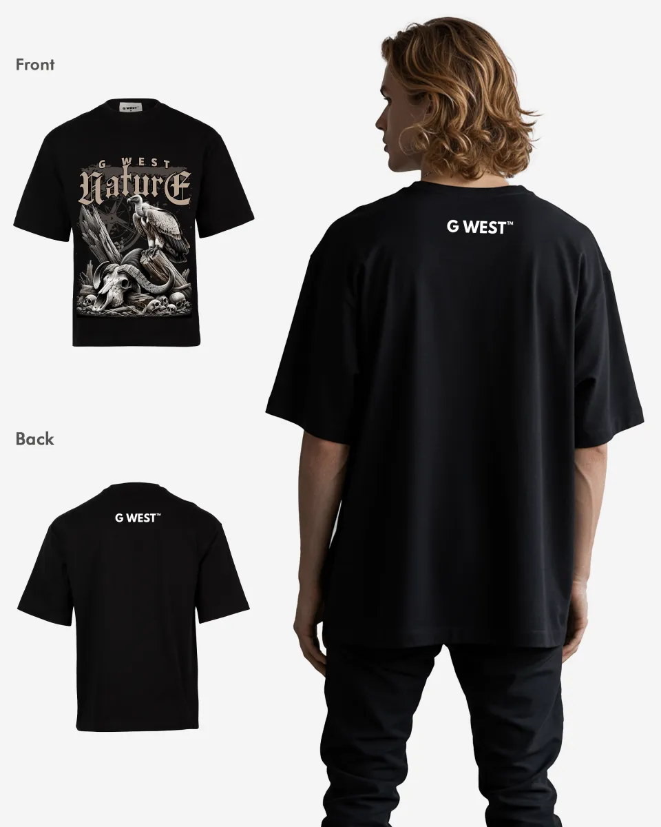 G-WEST NATURE OVERSIZED TEE GWROJMT200