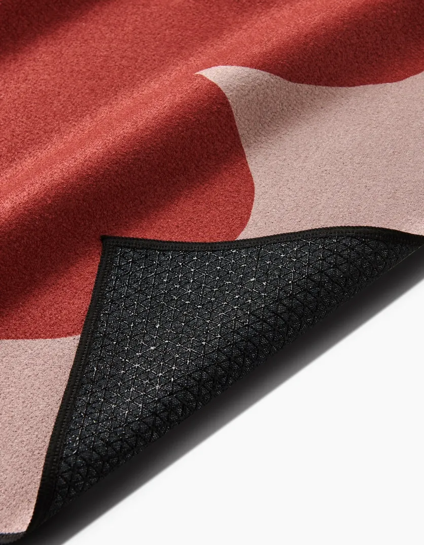Geometry Yoga Towel Smoketree