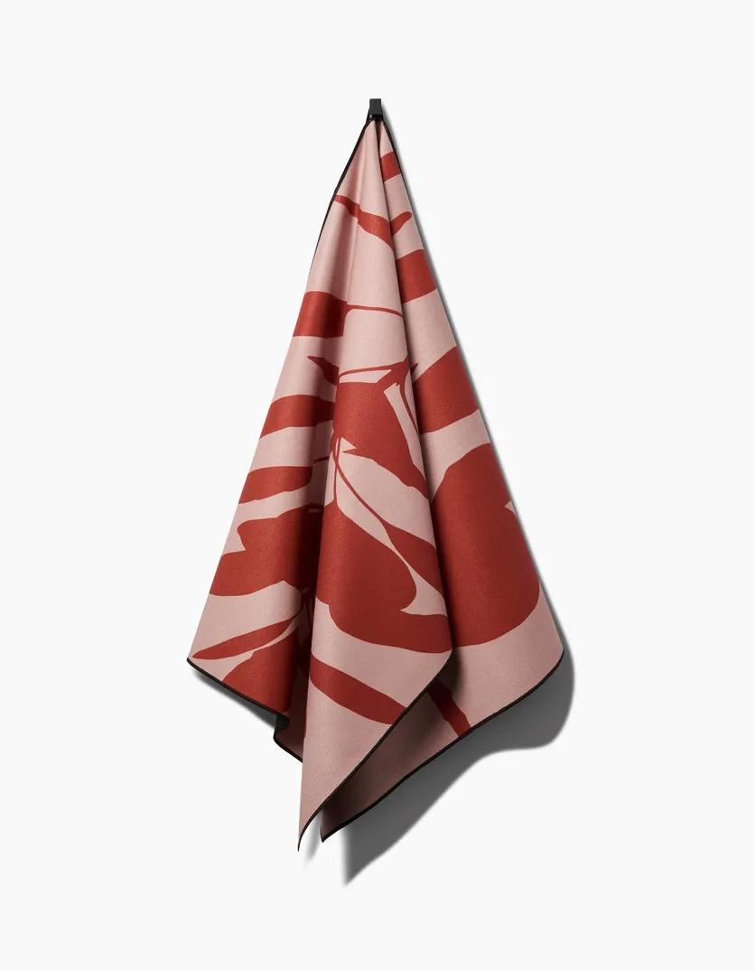 Geometry Yoga Towel Smoketree