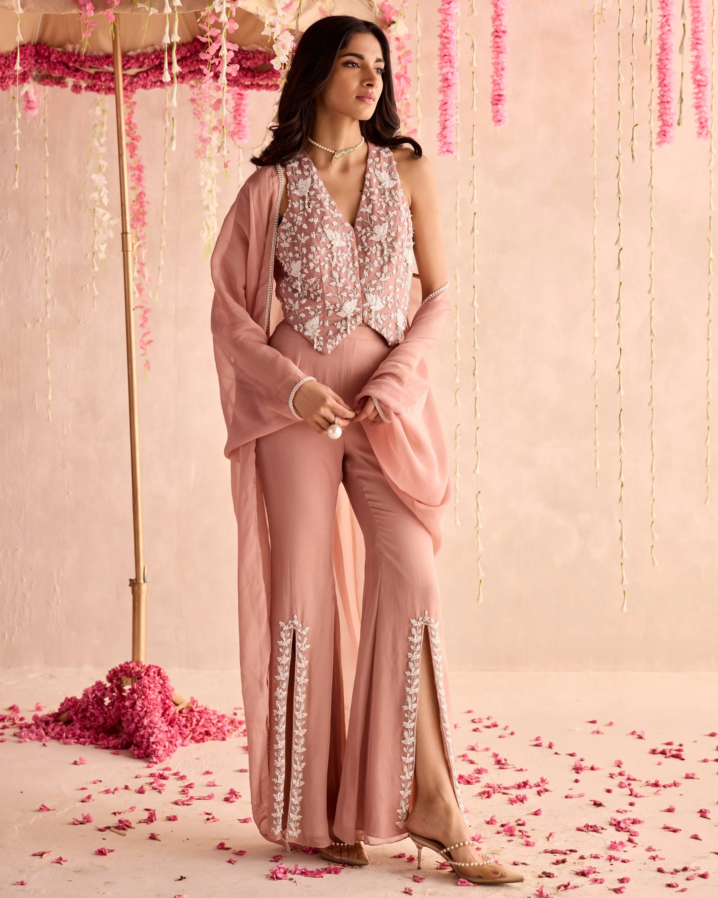 Gulaab Cape Pant Set