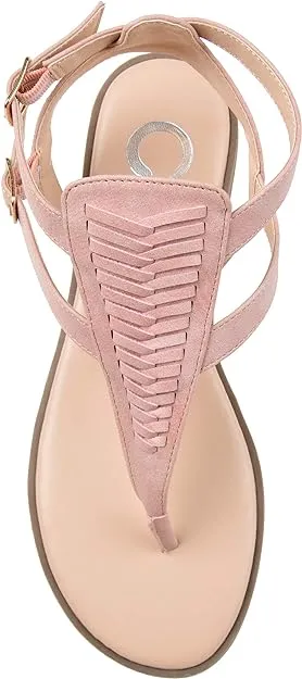 Journee Collection Women's Harmony Sandal  Color Pink Size 8.5M