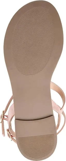 Journee Collection Women's Harmony Sandal  Color Pink Size 8.5M