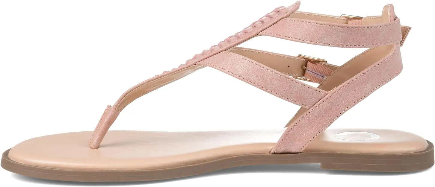 Journee Collection Women's Harmony Sandal  Color Pink Size 8.5M