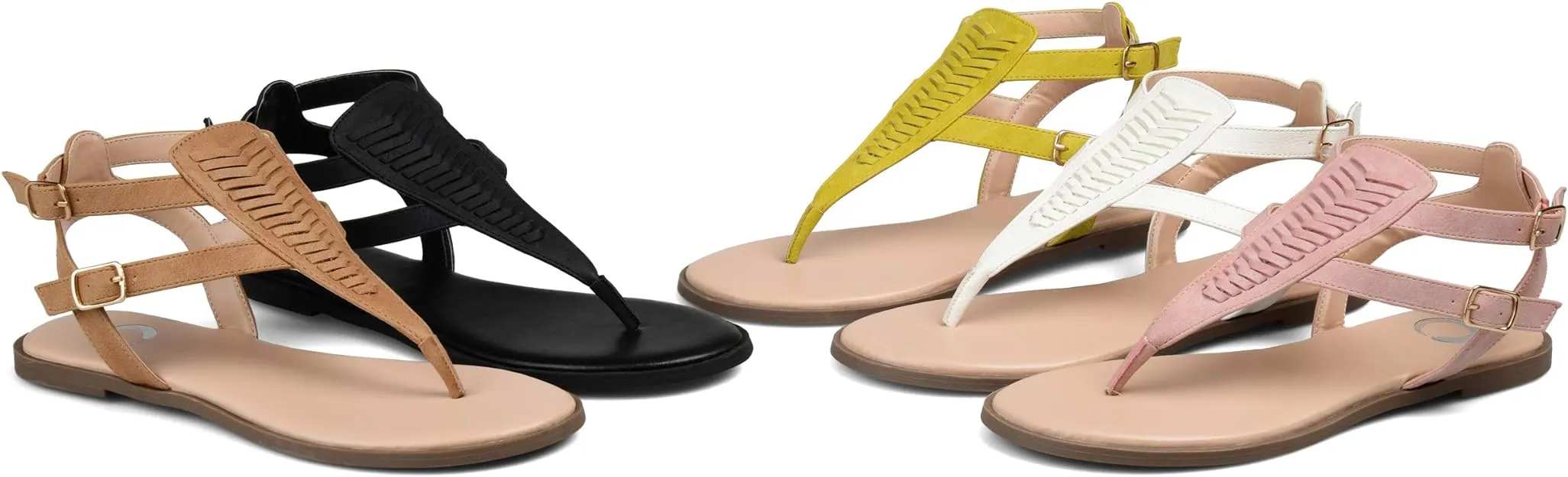 Journee Collection Women's Harmony Sandal  Color Pink Size 8.5M