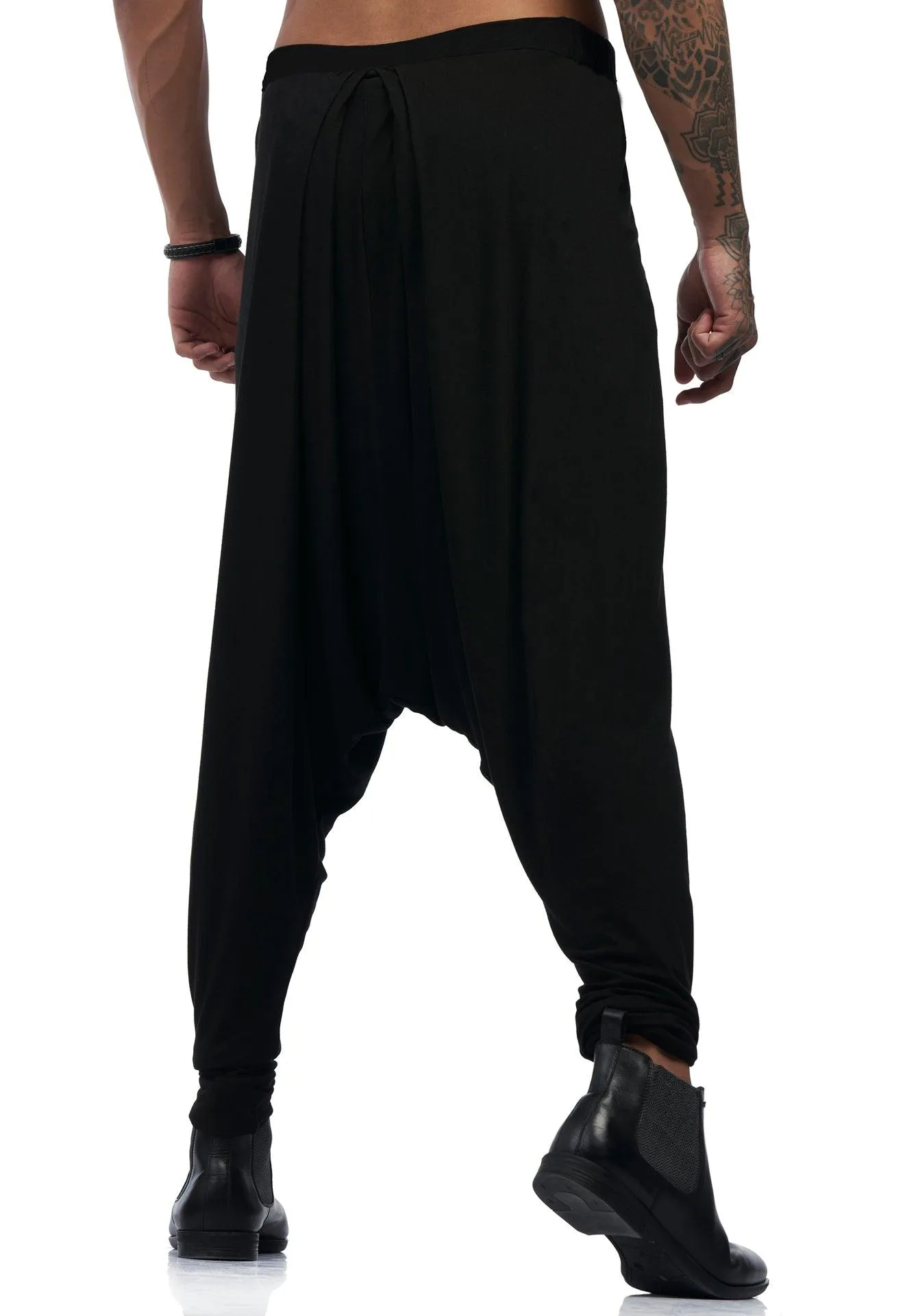 Knitted cotton harem Pants