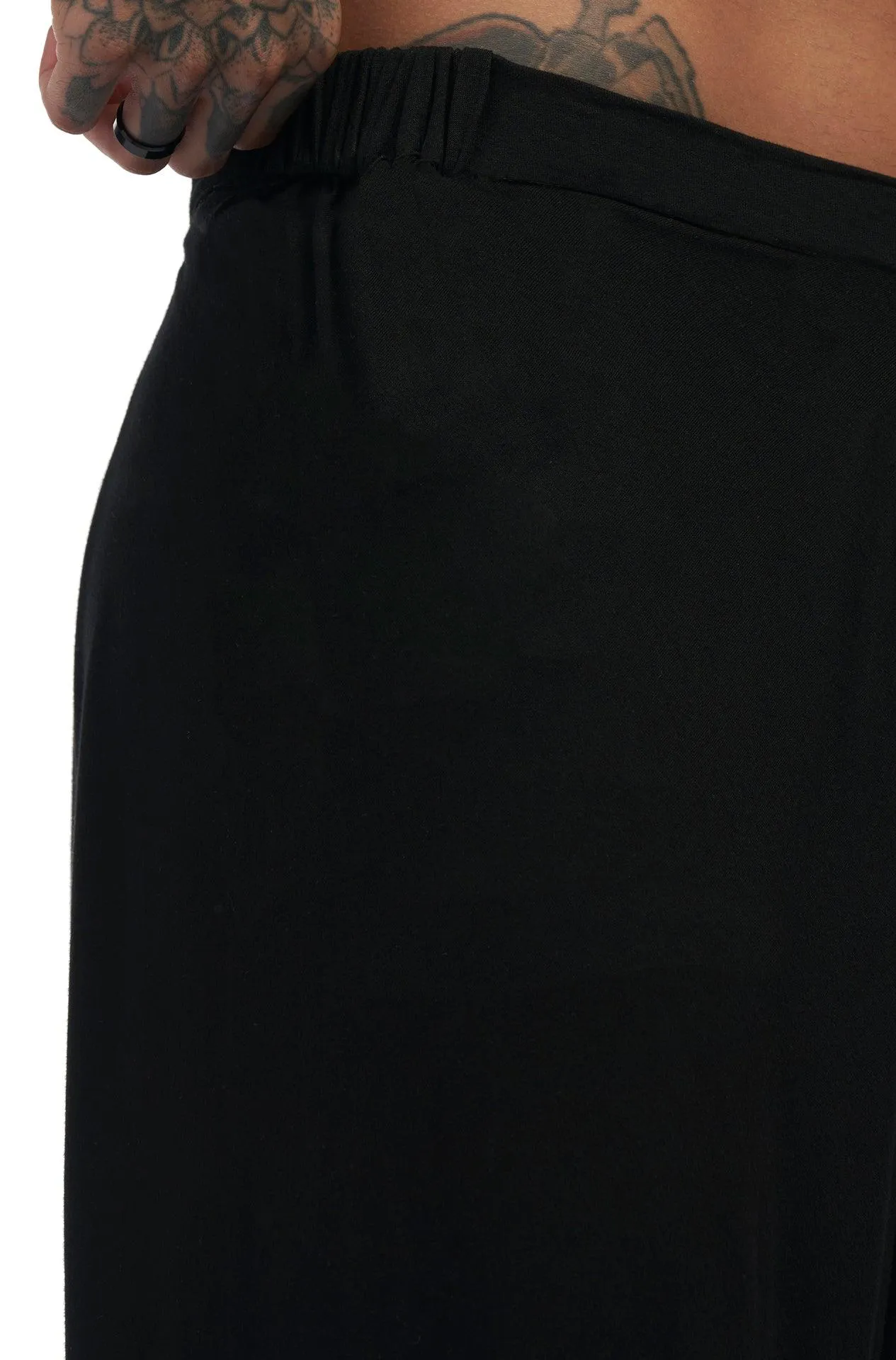 Knitted cotton harem Pants