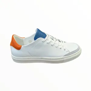Lacuzzo Luxury Italian Smart Leather Trainers White