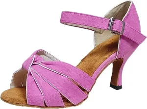 Latin Dance Shoes For Women Pink Latin Dance Shoes Women's Indoor Soft-soled Jazz Tango Sandals Modern Dance Wedding Party Stage Performance