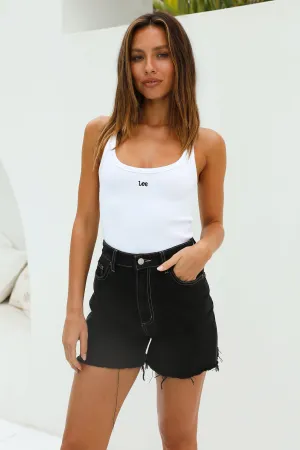 LEE High-Relaxed Short Hollaback Black