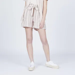 Linen Stripe Short (Sand)