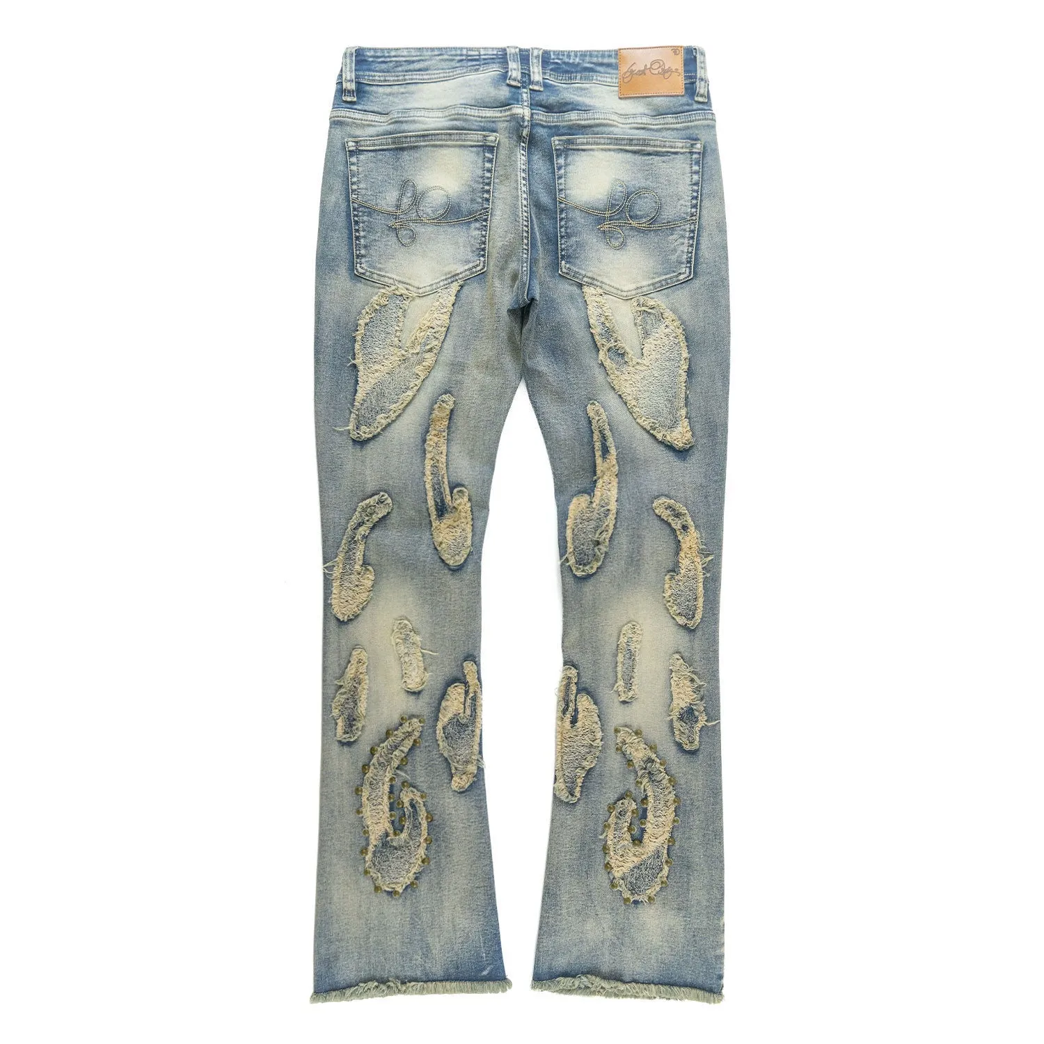 Makobi Jeans - Zerrelly Stacked Jeans - Dirt - F1731