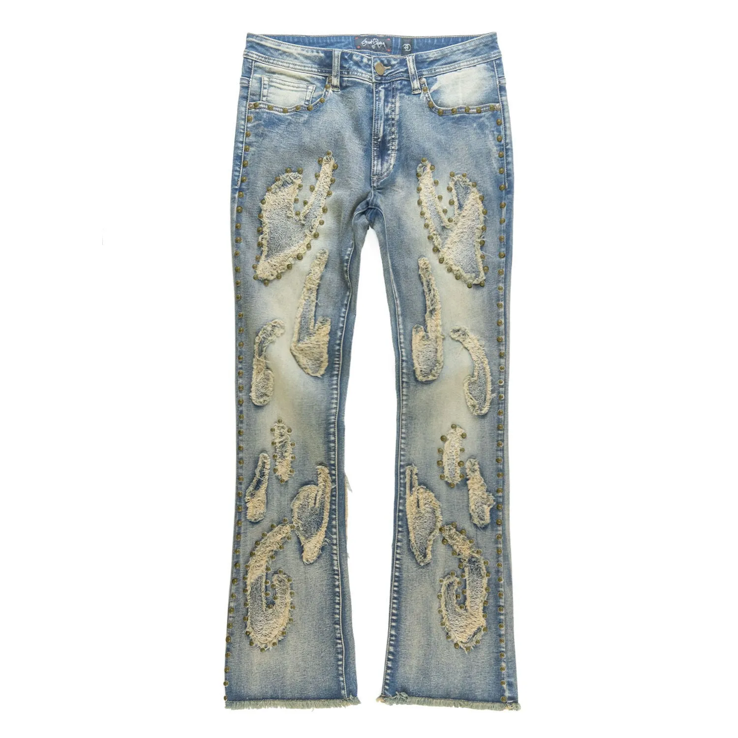 Makobi Jeans - Zerrelly Stacked Jeans - Dirt - F1731