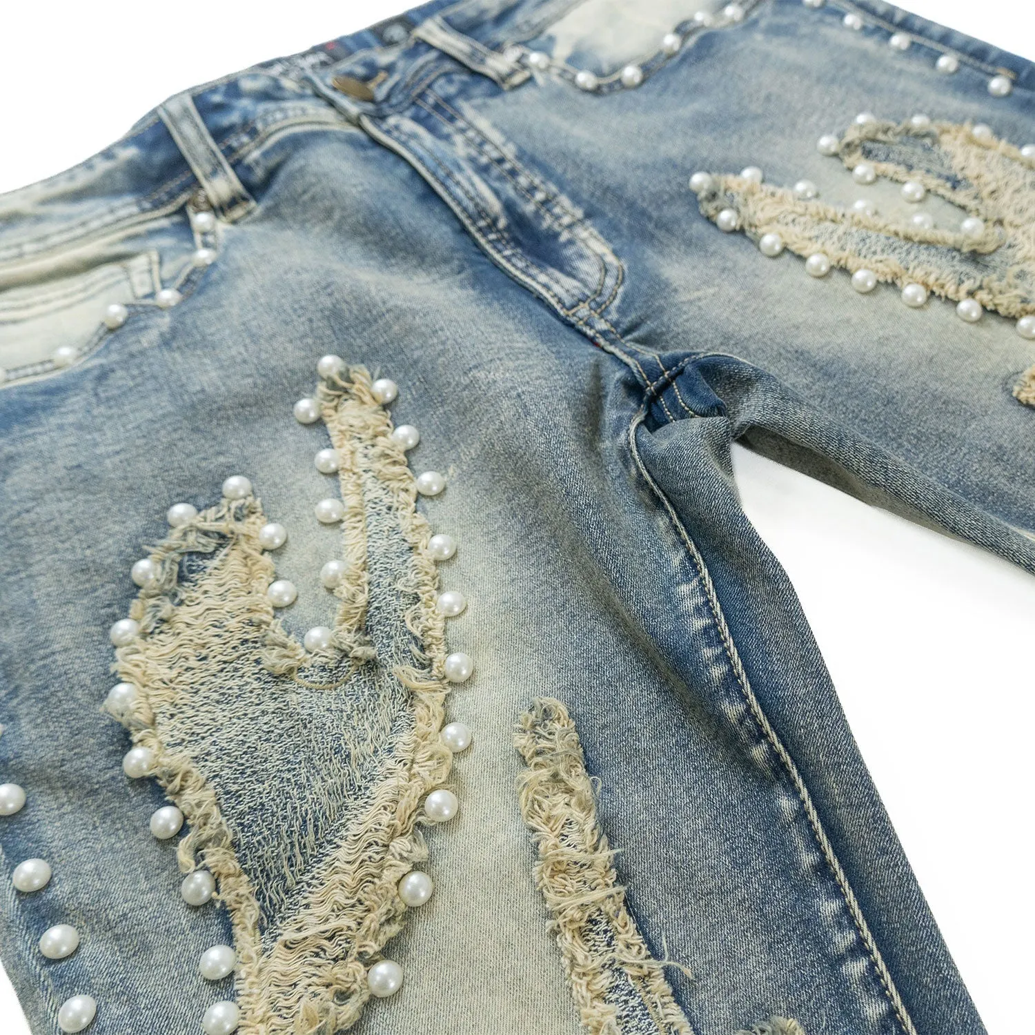 Makobi Jeans - Zerrelly Stacked Jeans - Dirt - F1731