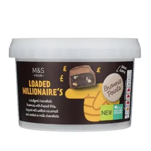 M&S Food Loaded Millionaire's Indulgent Chocolate Brownies 300g