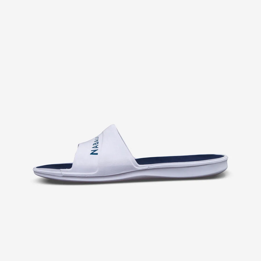 Men's pool sandals - Slap 500 - White blue