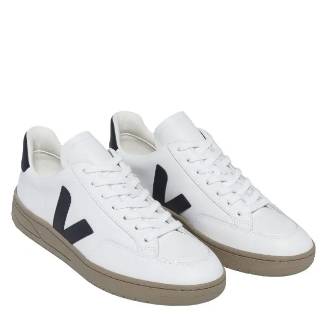 Mens VEJA Extra White/Black/Dune V-12 Trainers