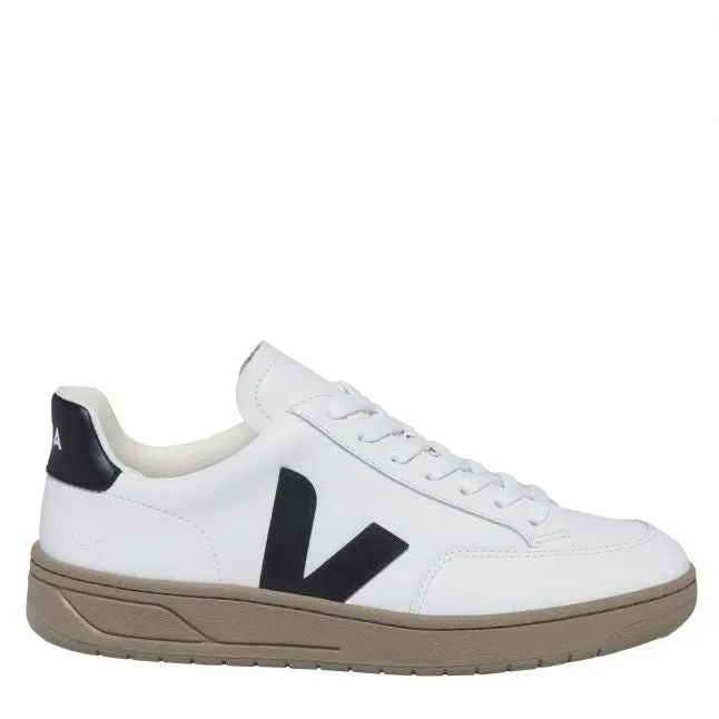 Mens VEJA Extra White/Black/Dune V-12 Trainers