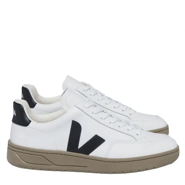 Mens VEJA Extra White/Black/Dune V-12 Trainers