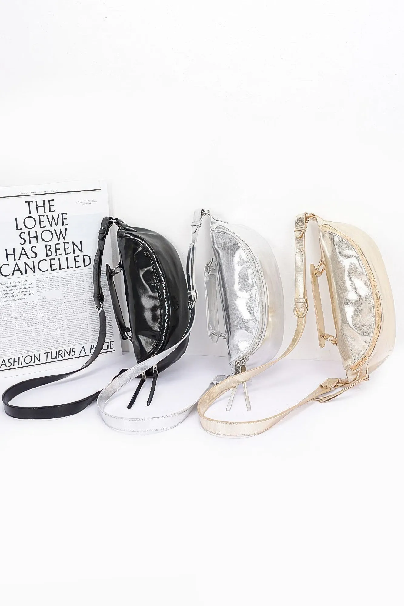 Metallic Crossbody Bag
