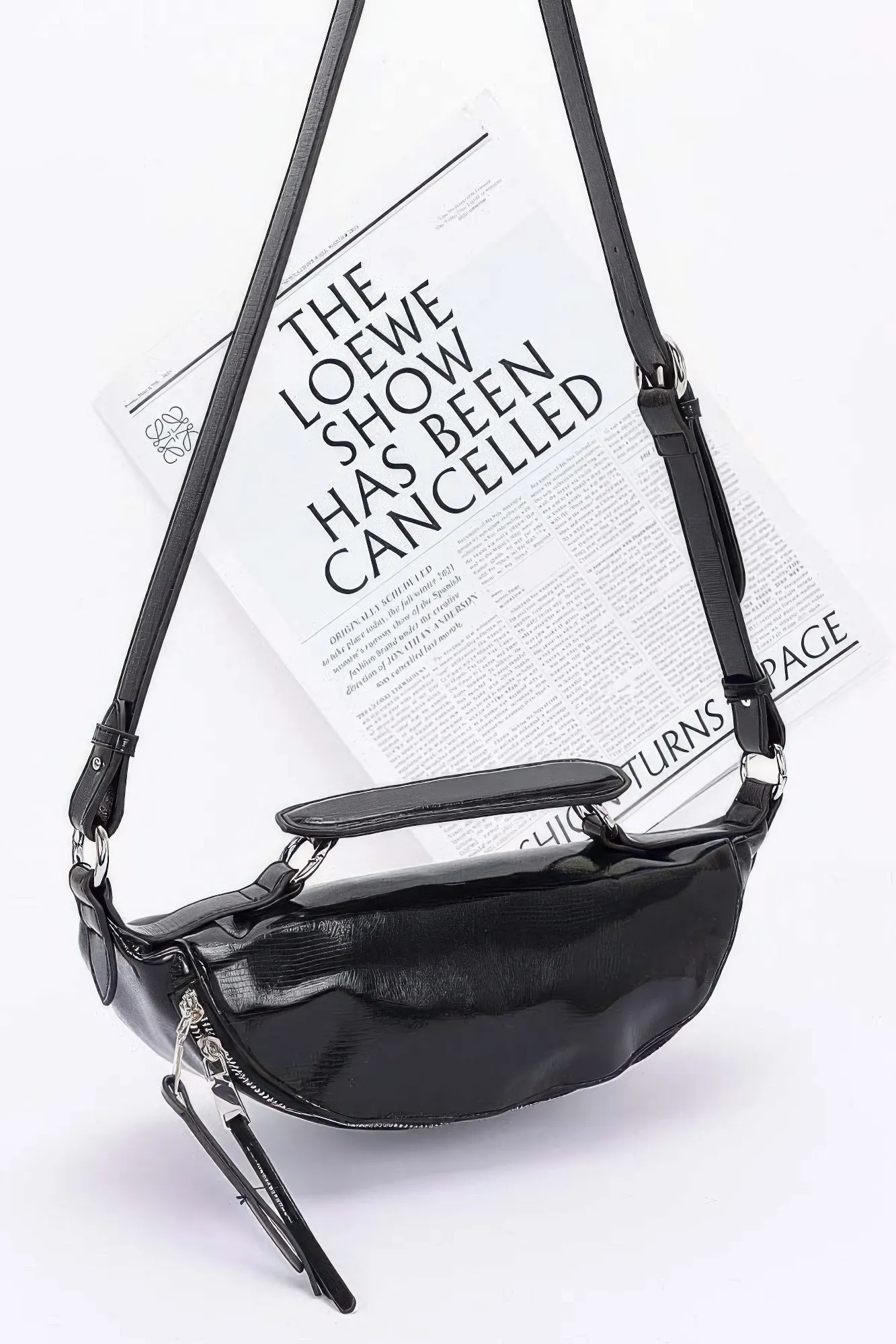 Metallic Crossbody Bag