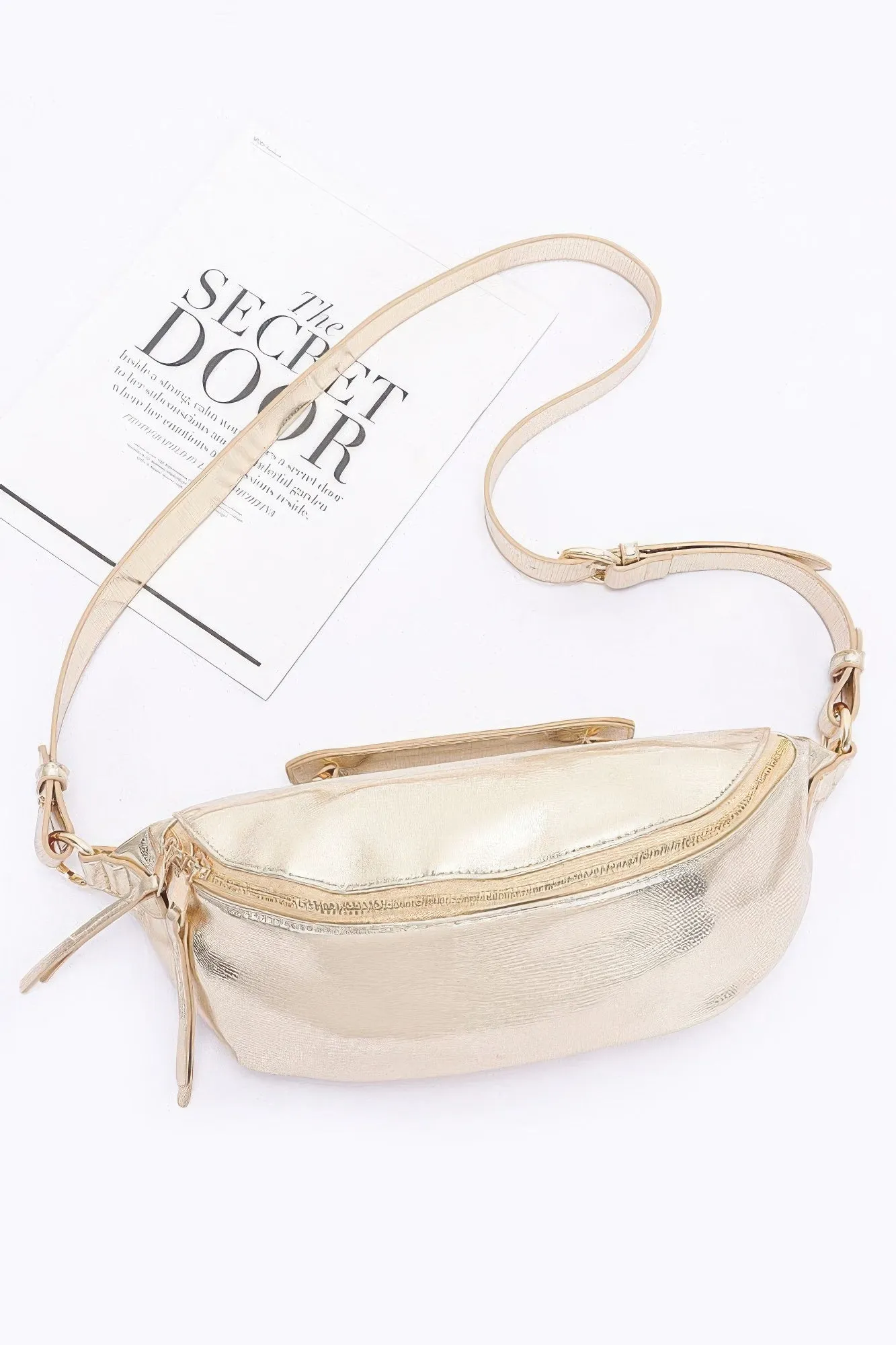 Metallic Crossbody Bag