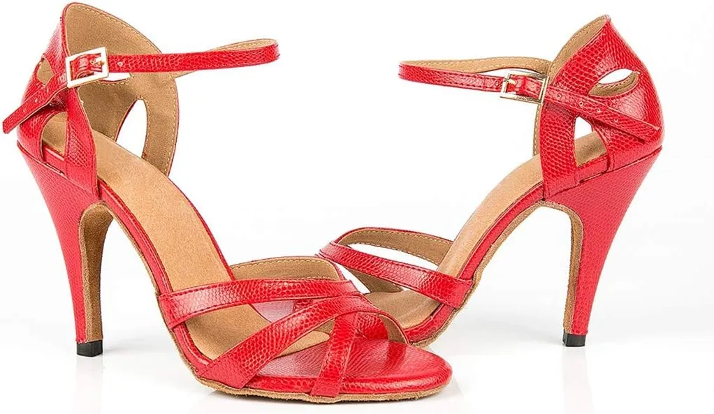 Minishion Women's Fashion Buckle Dance Shoes Wedding Evening Prom Sandals