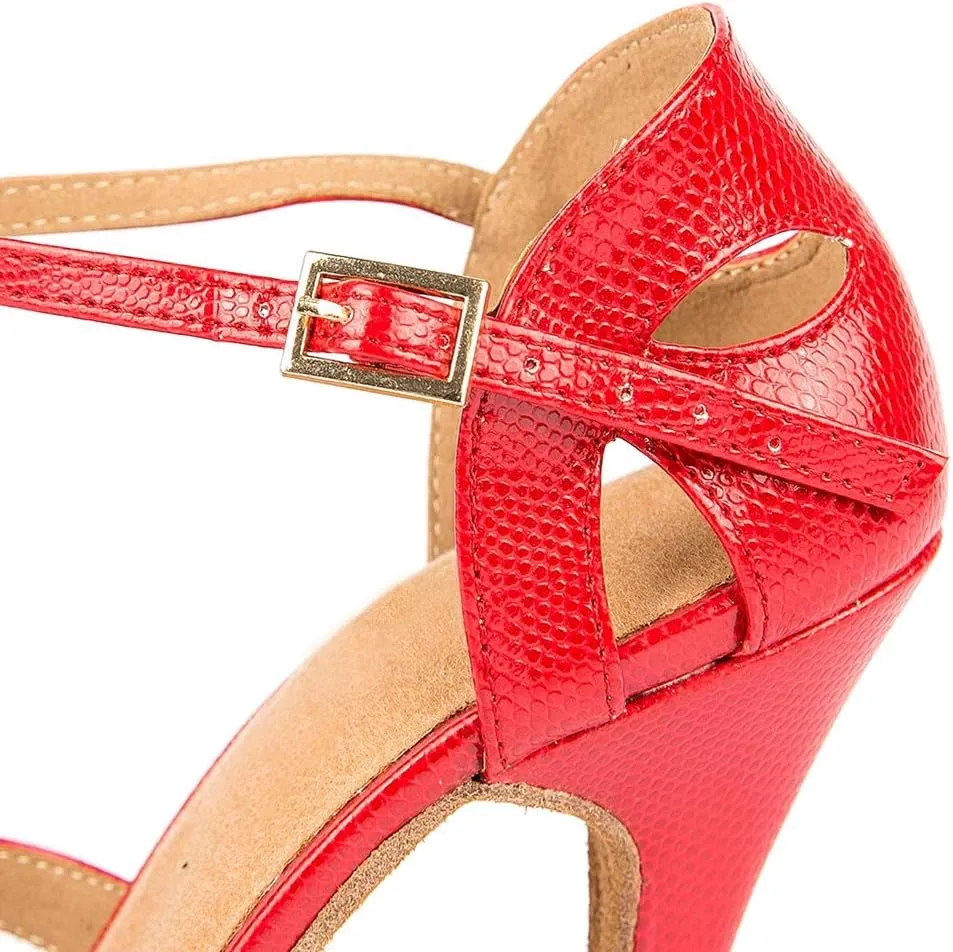 Minishion Women's Fashion Buckle Dance Shoes Wedding Evening Prom Sandals