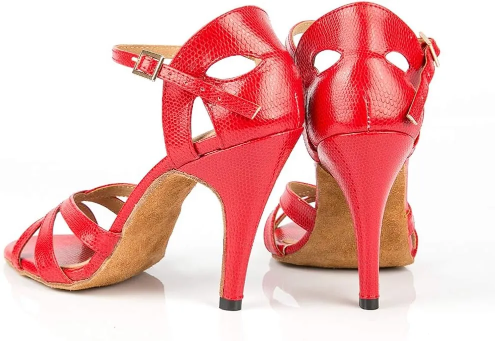 Minishion Women's Fashion Buckle Dance Shoes Wedding Evening Prom Sandals