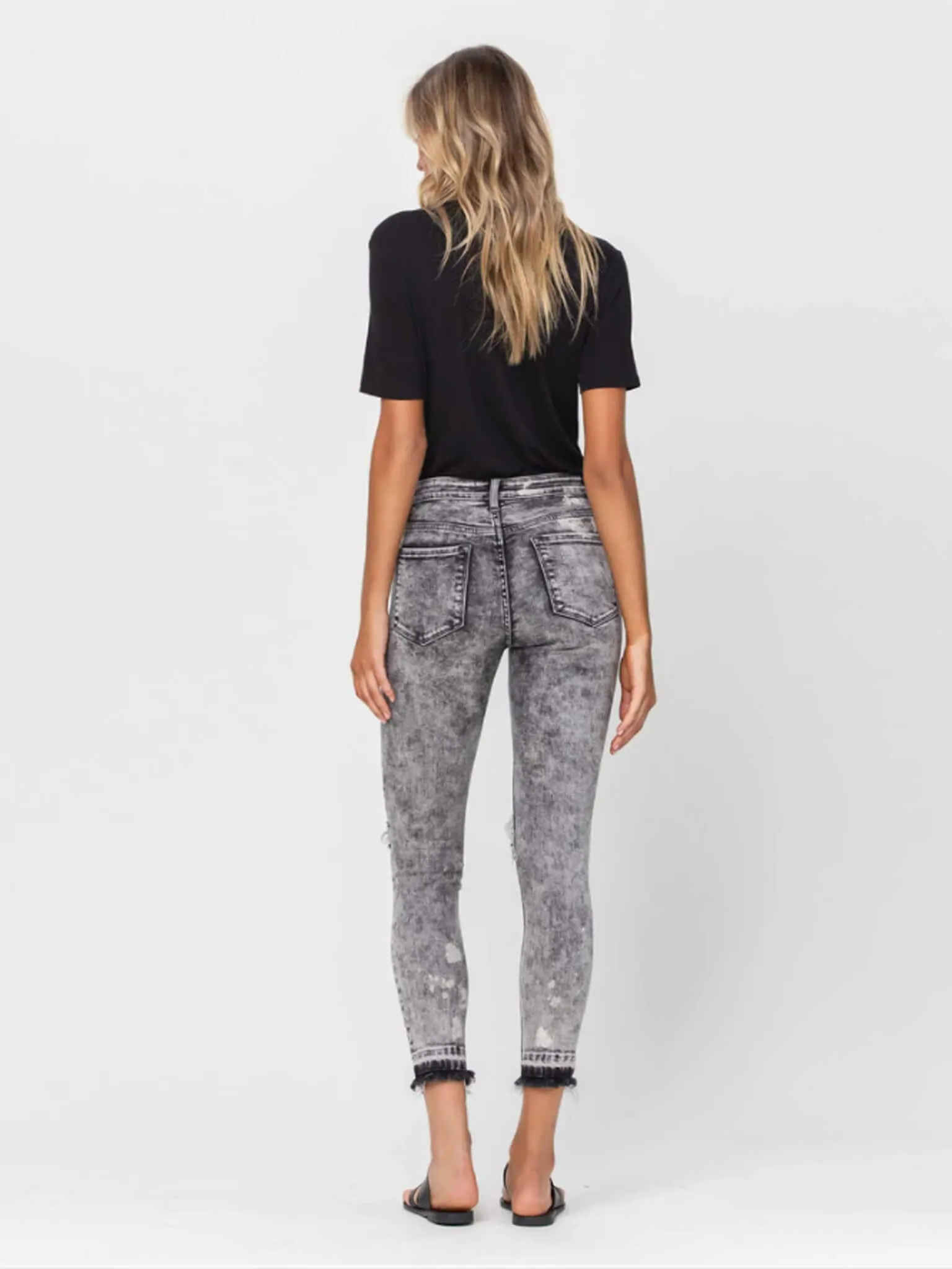 Mornin Light Crop Washed Skinny Jeans