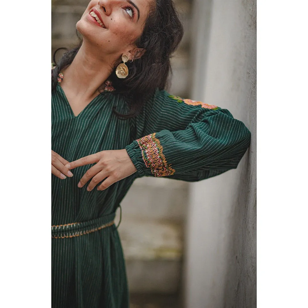 Mushio Shaad Dress with Hand Embroidery (Set of 2)