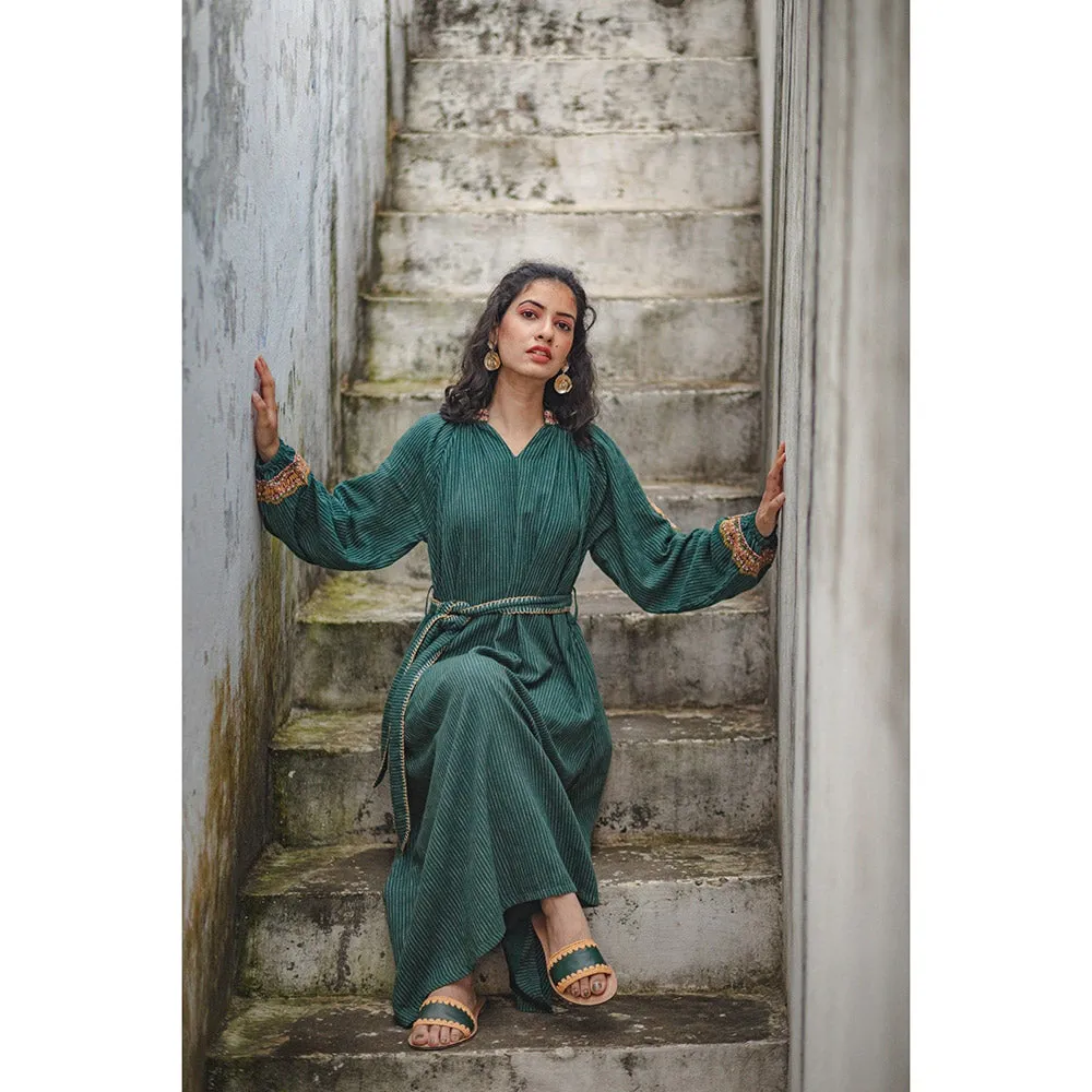 Mushio Shaad Dress with Hand Embroidery (Set of 2)