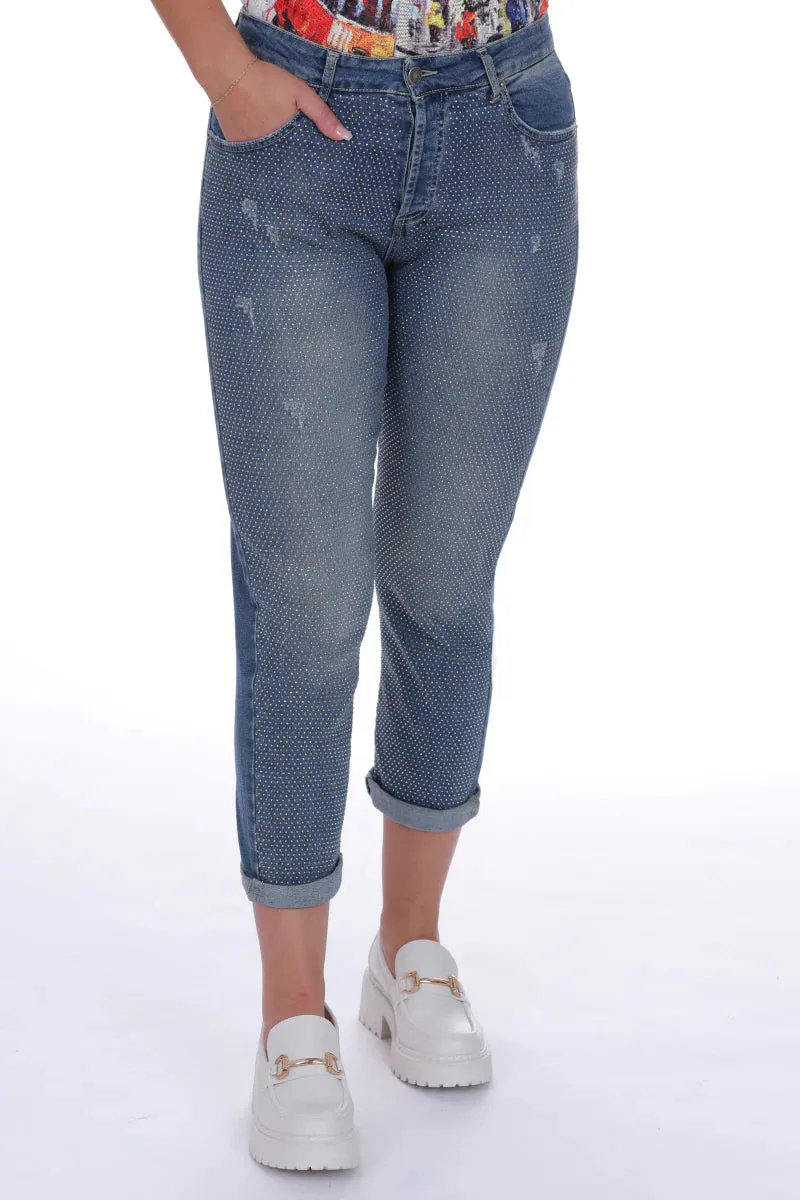 Ness Jeans - 5-Pocket   Bling - Denim