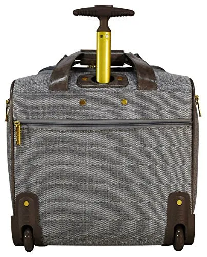 Nicole Miller Jardin Wheeled Under Seat Carry On (Gray)