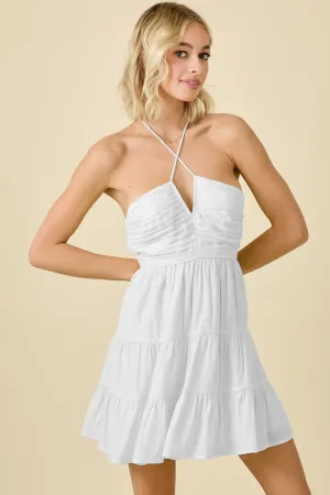 Oceanside Dress - White