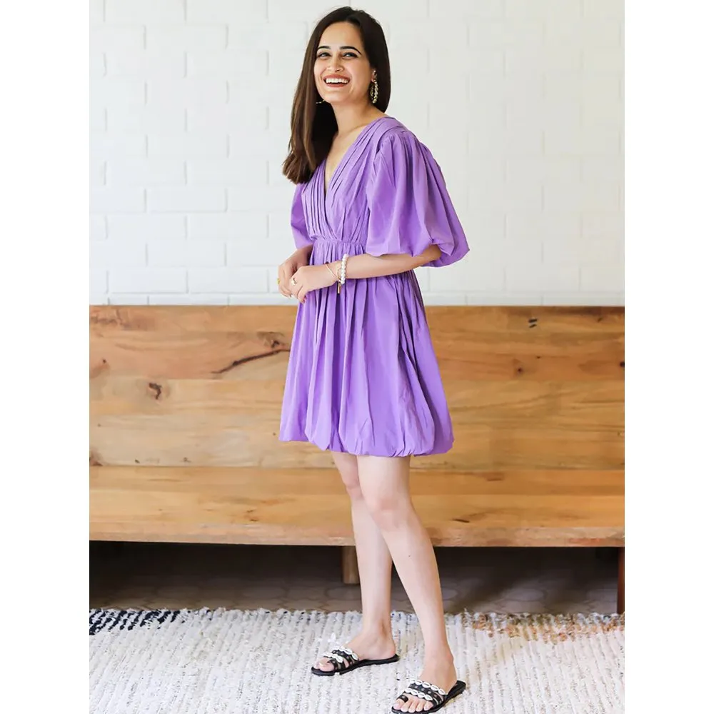 ORDINAREE English Lavender Cotton Dress